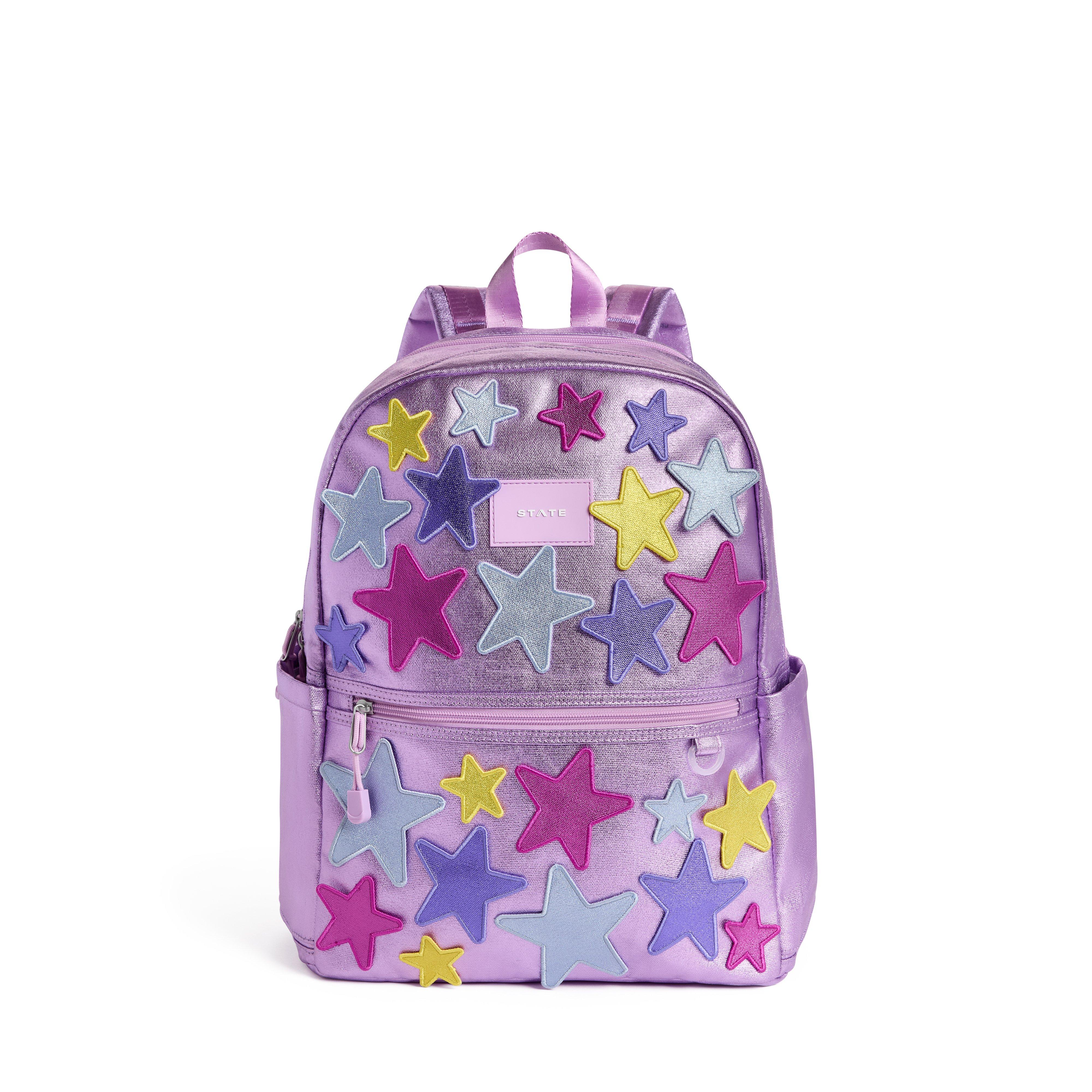 STATE Bags Kane Double Pocket Backpack - 3D Stars - 3D STARS